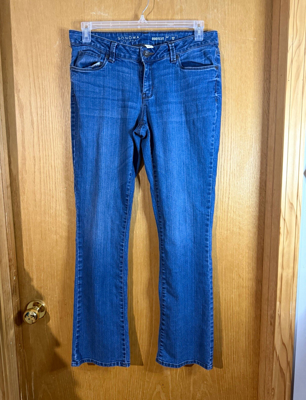 Sonoma Life + Style Bootcut Jeans Women’s Size 12 Blue Medium Wash 5-Pocket